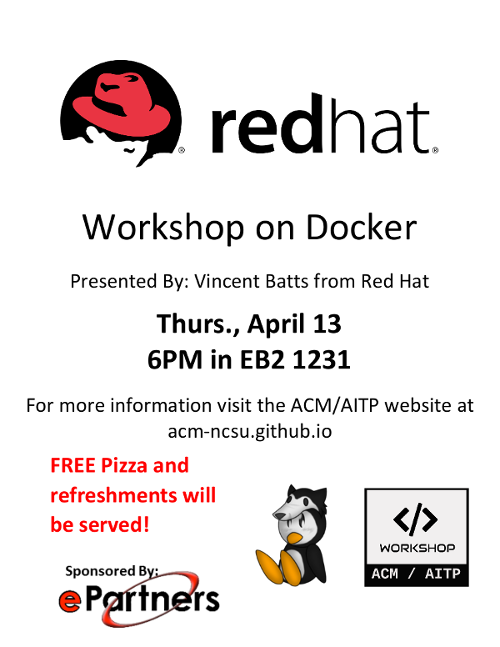 Docker workshop poster